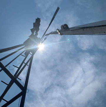 Repairing a windmill
